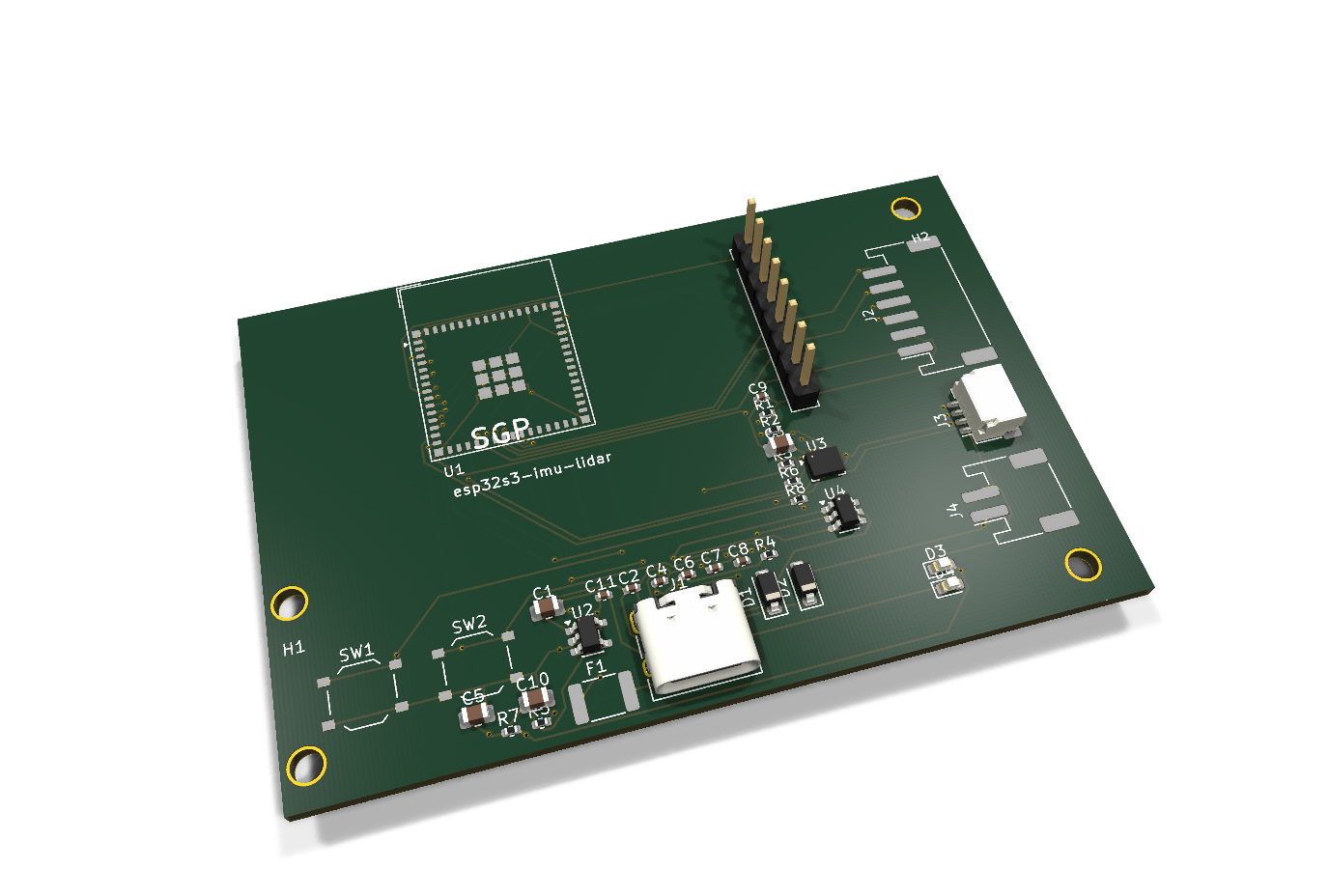 Sensor board PCB