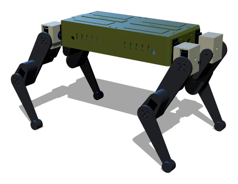 Four-legged robot dog